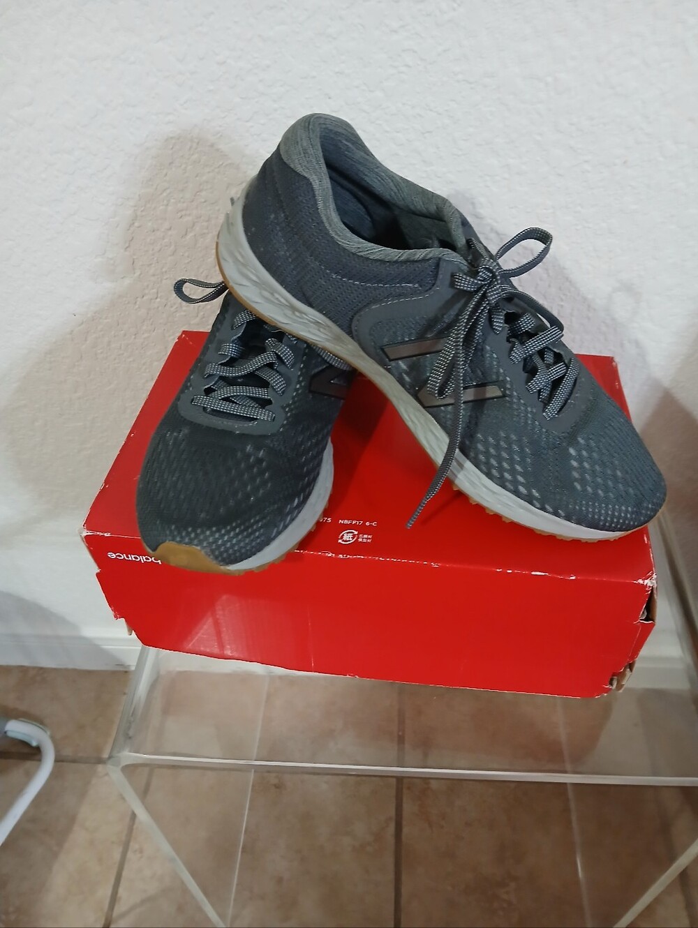 New Balance Gray Athletic Sneakers